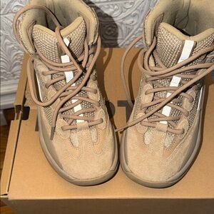 Tan High-Top Sneakers